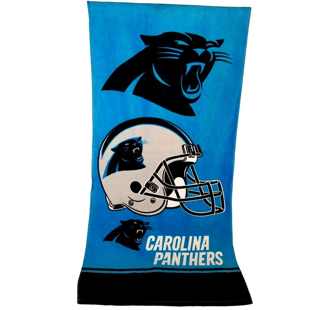 NORTHWEST NFL Carolina Panthers Beach Towel Officially Licensed 28